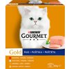 Gourmet Gold tuniak pečeň morka hovädzie 8 x 85 g
