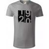 Tachometer 20 - Tričko z organickej bavlny - 2XL ( Starostrieborná )