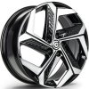 CARBONADO ARCTIC hliníkové disky 7x18 5x114,3 ET50 BFP - Black Front Polished