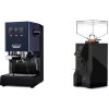 Gaggia New Classic E24 BC, blue + Eureka Mignon Perfetto, BL black