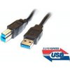 PREMIUMCORD kabel USB 3.0, Super-speed 5Gbps A-B, 9pin, 3m
