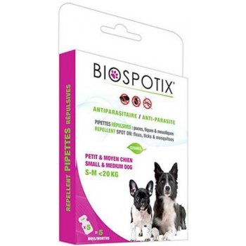 Biogance Biospotix Dog Spot-on pipety S-M 5 x 1 ml