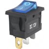 IRS-701DC 12V modro podsvietený vypínač.