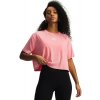 Dámske tričko Under Armour Rival Boxy Tee Wash Bittersweet Pink/White XS