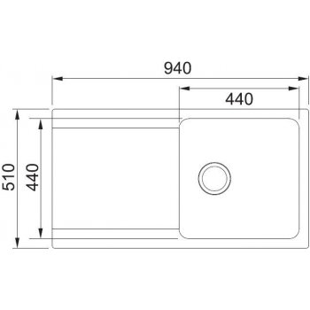 Franke OID 611 čierna