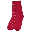 Gant ponožky D1. BANNER SHIELD SOCKS 2-PACK GB červená