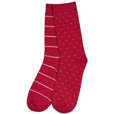 Gant ponožky D1. BANNER SHIELD SOCKS 2-PACK GB červená