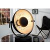 Bighome - Stolná lampa STUDI, 40 cm - čierna, strieborná