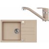 Set Alveus (dřez Rock 130 Beige 55 + baterie Nina Beige 55) SETA055