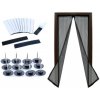 HomePRO MM-00112 Magnetická sieťka na dvere 100×200cm, čierna