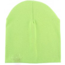 Detská čiapka dvojvrstvová zelená Jesenná detská čiapka