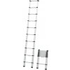 Hliníkový teleskopický rebrík STROXX 2,92 m, 10 stôp, 150 kg