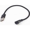 Gembird CC-USB2-AMLML-0.2M ligtning / USB 2.0, 0,2m, černý