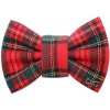 Funky Dog motýlik škótsky károvaný L