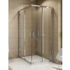 SANSWISS TOP-LINE TOP ATYP 90 - 120cm pravé sprchové dvere do kombinácie / kút rohový - 50 – aluchróm - 49 – sklo sieťotlač Satén