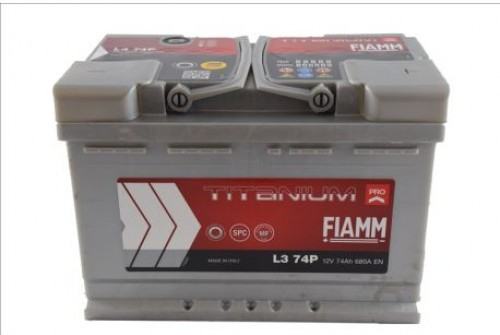 Fiamm Titanium PRO 12V 74Ah 680A L3 74P