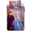 JERRY FABRICS Obliečky Ľadové Kráľovstvo 2 Sister Purple Bavlna 140/200, 70/90 cm