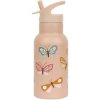 A Little Lovely Company - antikorová fľaša na pitie, 350 ml - motýliky
