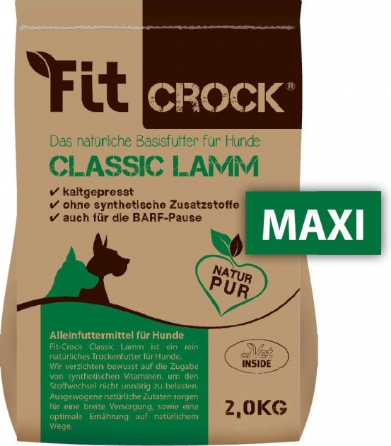 cdVet Fit-Crock Classic Jahňacie lisované za studena Maxi 2 kg