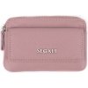 Segali Kožená mini peňaženka-kľúčenka 7483 A cameo rose