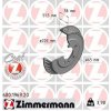 ZIMMERMANN Brzdový bubon ZIMMERMANN 600.1969.20
