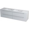 Erra WAVE II skrinka pod dvojumývadlo 180 cm biela