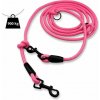 PafDog prepínacie nastaviteľné vodidlo 10 mm, 1,5 m, ružové