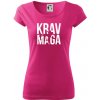Nápis Krav Maga - Dámske tričko Pure - S ( Purpurová )