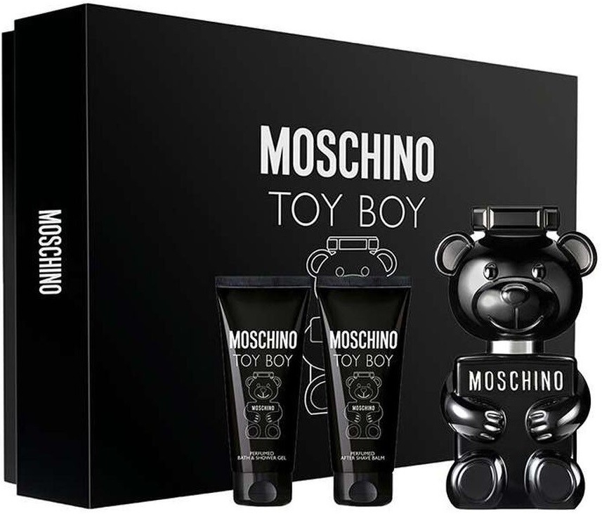 Moschino Toy Boy EDP 50 ml + balzam po holení 50 ml + sprchový gél 50 ml darčeková sada