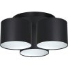 Luminex | Luster prisadený ARDEN 3xE27/60W/230V čierna/biela | LU3469