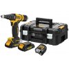 Nitovačka do 4,8mm 18V XR 2x2,0Ah Tstak GFN kryt DEWALT DCF403D2GT