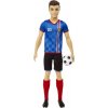 MATTEL Barbie Ken Fußballspieler im blauen Trikot (brünette Haare)