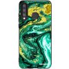 Picasee silikónový čierny obal pre Huawei P30 Lite - Green Gold