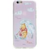 AppleMix DISNEY kryt pre Apple iPhone 6 / 6S - Medvedík Pú a Prasiatko - praví priatelia - gumový