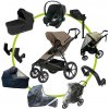 Akčný set MAX Thule Urban Glide 4-wheel Tinted Taupe + Cybex + univerzálne príslušenstvo