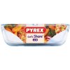 Sklenený pekáč s uchami PYREX 31x20cm/2l., borosilikát