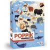 Poppik Zvieratá - Puzzle S Plagátom