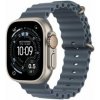 Apple Watch Ultra 3 GPS + Cellular 49mm Natural Titanium Case | Anchor Blue Ocean Band