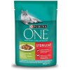 Nestle PURINA ONE cat Sterilcat mini filetky s morkou a zelenými fazuľkami v šťave 26x85g