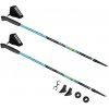 Spokey MEADOW Nordic Walking palice – 2-dielne, AntiShock, modro-čierne