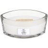 Woodwick dekoratívna váza Linen 453.6g, Vonná sviečka