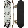 SKATEBOARD DREVENÁ KID BLACK & WHITE BEST SPORTING