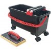 Vinnon Sada 0111, vedro s 2 valčekmi 24 lit, hladítko, na kolieskach