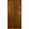 O.K. DOORS Oceľové vchodové dvere NIKE P55 zlatý dub 90 Ľ