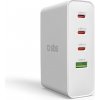 SBS SBS - Cestovný nabíjací adaptér pre US/EU/UK/AUS 3x USB-C/USB-A, PD 100 W, biela, biela TETRUSB3CPD100INT