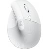 Logitech Lift/Vertikálna/Optická/Pre pravákov/4 000 DPI/USB+BT/Svetlo šedá 910-006475