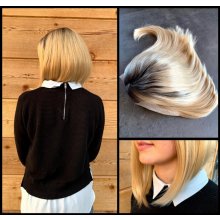 Blond parochňa Blond mikádo parochňa Jane so sieťkou