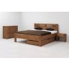 BMB ELLA MOON - masívna dubová posteľ 160 x 200 cm, dub masív