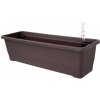 Plastia Samozavlažovací truhlík Bergamot 50 x 20 x 17 cm, čokoláda