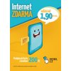 MOBIL.CZ Předplacená karta s kreditem 200Kč